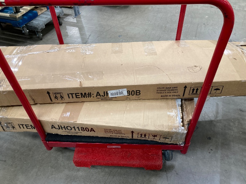 Photo 1 of **BOX A AND B INCLUDED**Alaterre Harmony Wood Daybed with Trundle - Twin Size Day Bed with Two Pull Out Drawers, Brazilian Pine, 440 lbs Capacity - Space Saving Daybed Couch for Kids, Guest Room, Living Room - Dove Gray