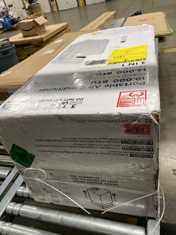 Photo 1 of 14000 BTU Portable Air Conditioners,Cools Up to 700 Sq.Ft,Portable AC Unit with Remote Control,Cooling,Fan,Dehumidification,Sleep Mode& Installation Kits for Large Rooms,White