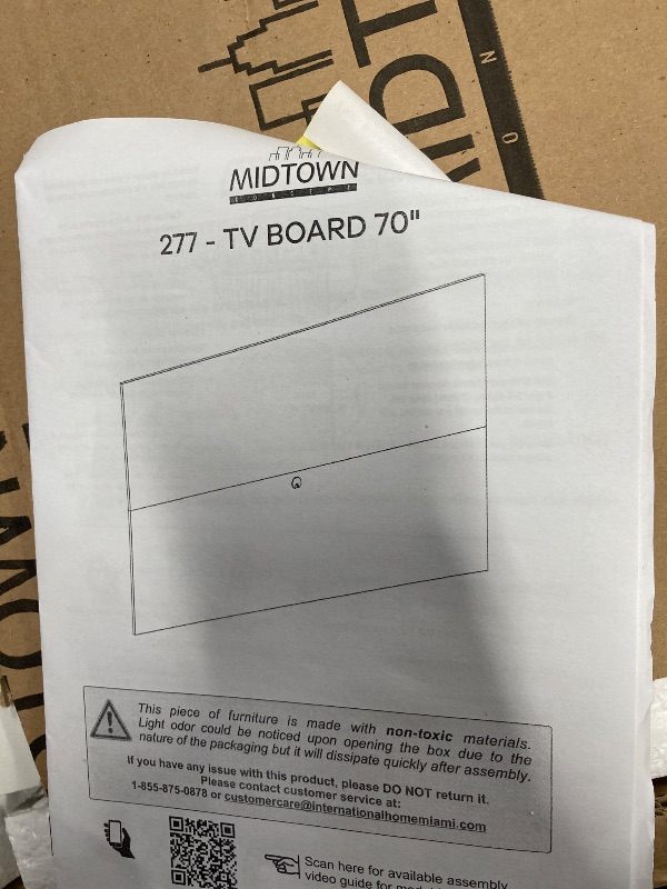 Photo 1 of ** used***277- tv board 70''