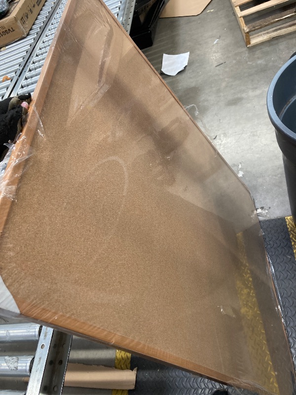 Photo 1 of **FRAME CRACKED-SEE PICS**Mr. Pen- 48' x 36' Large Corkboard, Ideal for Classrooms & Offices, Notice Board