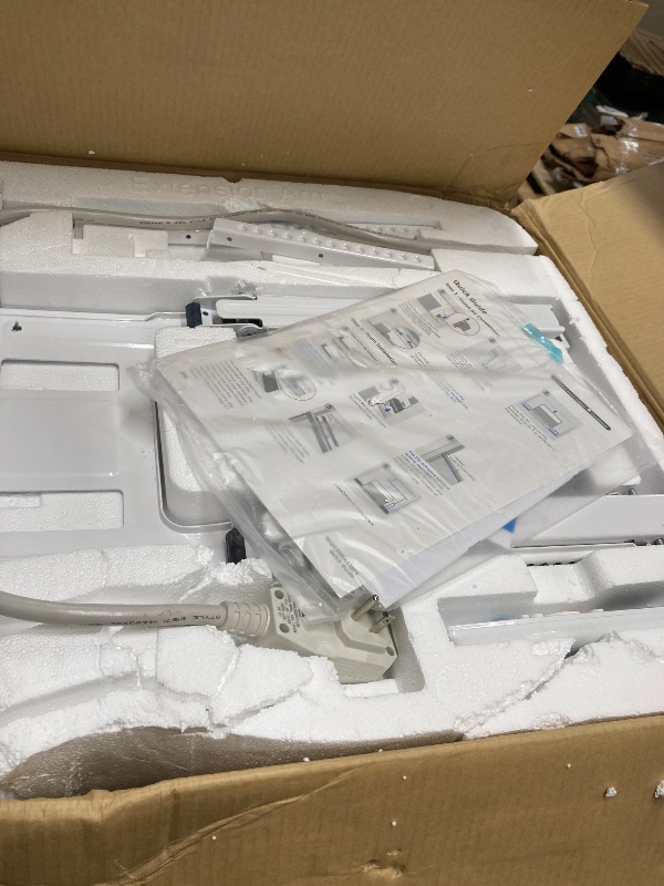 Photo 1 of ****minor damage***Midea 12,000 BTU U Shaped Smart Inverter Window Air Conditioner - Cools 550 Sq Ft, Ultra Quiet with Open Window Flexibility - Alexa/Google Assistant Compatible - 35% Energy Savings, Remote (Updated)