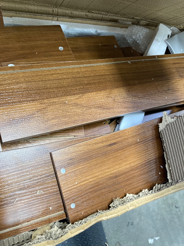 Photo 1 of ****missing parts**** used****Chrangmay 6 Drawer Dresser,47" Wide Mid Century Chest of Drawers,Wooden Bedroom Drawer Dresser with 6 Storage Drawers for Bedroom,Living Room,with Anti-Tipping Device,Walnut.HT