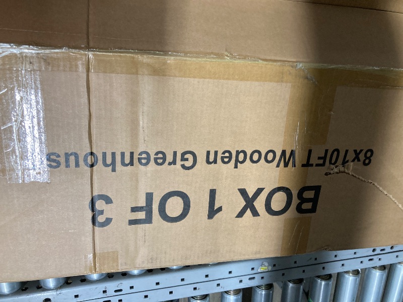 Photo 1 of  *** 1 BOX OF THREE THIS ITEM IS INCOMPLETE THE OTHER 2 BOXES ARE NOT FOUND***E-Z Frames 8 ft. W x 10ft. D Greenhouse
