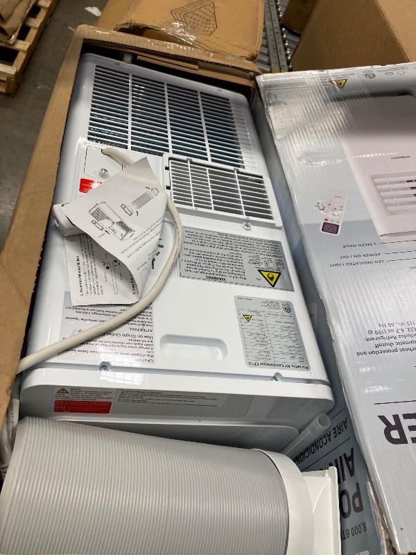 Photo 1 of 10000 BTU Portable Air Conditioners with Remote Control, 3-in-1 Free Standing Cooling AC Unit with Dehumidifier Fan Function, Cools Room up 450 Sq. Ft, Auto Swing, Sleep Mode, 24H Timer