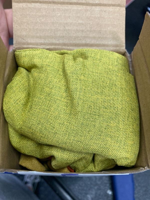 Photo 1 of **MISSING THE ORANGE COVER**MIULEE Fall Pack of 4 Decorative Outdoor Throw Pillow Covers Linen Waterproof Pillow Covers Farmhouse Cushion Cases for Patio Garden Tent Balcony Couch Sofa 18x18 inch Yellow Green