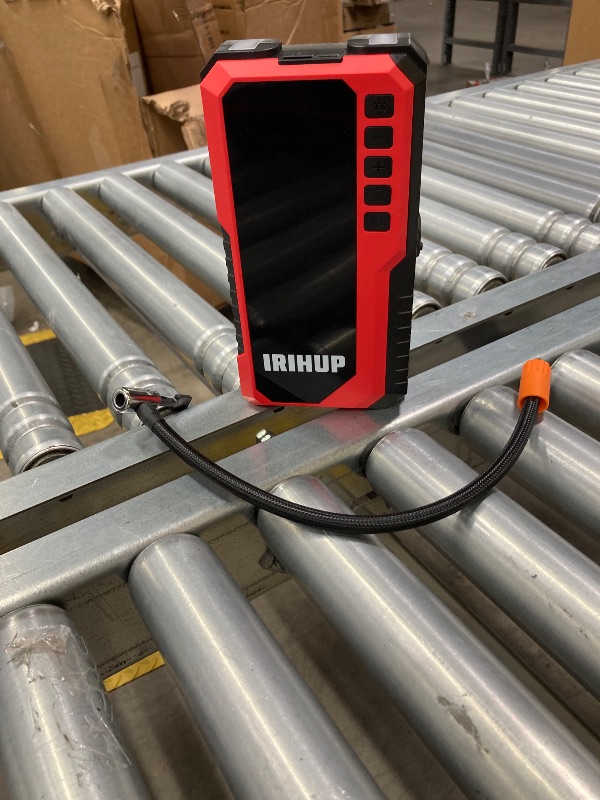 Photo 1 of ***(MISSING JUMPER CABLES-SELLING AS IS )*** Jump Starter with Air Compressor, 3000A 150PSI Portable Car Battery Jump Starter(9L Gas/8L Diesel), 12V Jump Box Car Battery Jumper , LCD Screen