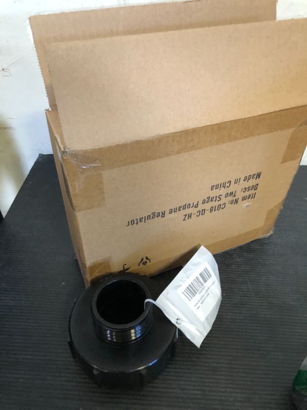 Photo 1 of IBC Tote Hose Adapter Fittings, 3.94 Inch Coarse Thread to 2.28 Inch Coarse Thread DN80 to DN50, BSP S100*8 x S60*6 Water Drain Garden Valve Pipe Drum Bung Tank Connector Food Grade Adaptor Install