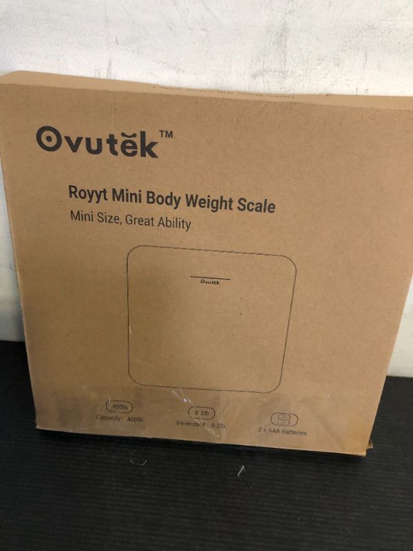 Photo 1 of Ovutek Bathroom Scale for Body Weight, Highly Accurate Digital Weighing Machine for People, Upgraded Batteries Included, Compact Size, LED Display, Physician Scale with Sturdy Tempered Glass, 400lb