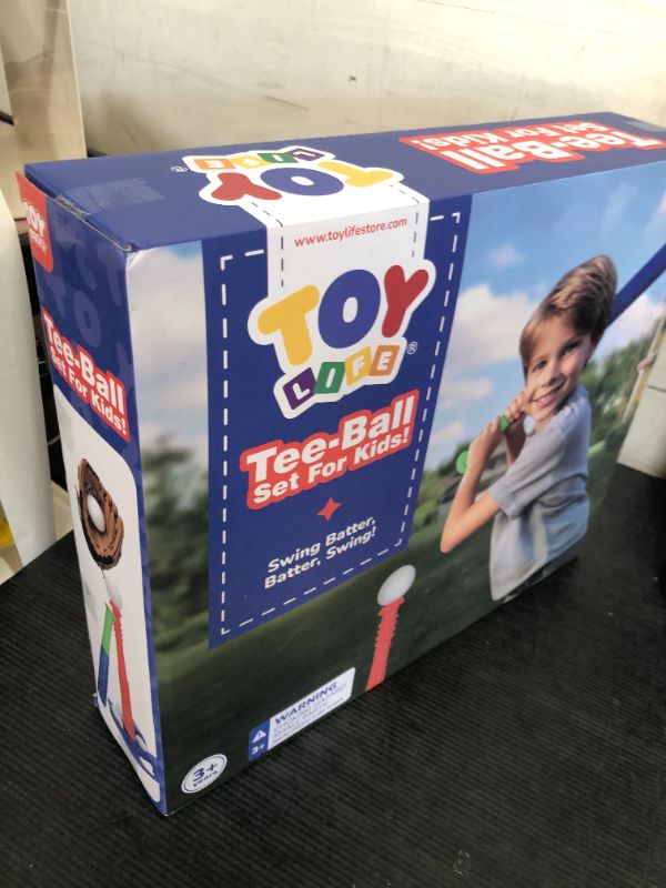 Photo 1 of TOY Life Tball Set for Kids 3-5 5-8 Tball for Kids 5-8 Tee Bat Toddler Baseball Tee Balls Set Bat Baseball Kid T Ball Stand for Kid 3-5 T Ball Bat Outdoor Outside Door Toys