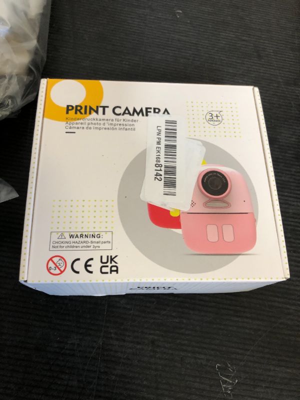 Photo 1 of Instant Print Camera for Kids, Kids Camera with Unicorn Case, Best Unicorn Toys for 3 4 5 6 7 8 9 10 11 12 Year Old Girls, Christmas Birthday Gifts, HD Video Camera with Dual Lens, 32GB Card(Pink)