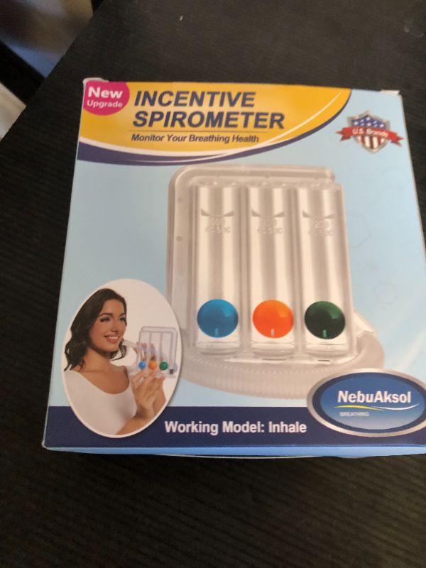 Photo 1 of Breathing Exercise Device for Lungs, Incentive Spirometer Lung Exerciser Device