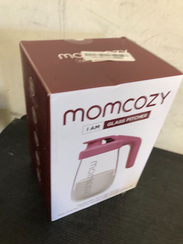 Photo 1 of Momcozy Breast Milk Pitcher, Resistant to Heat and Cold Abrupt Temp Swings, No Leak Glass Breast Milk Fridge Storage Container with Wide Mouth, Fast Baby Formula Maker, Green