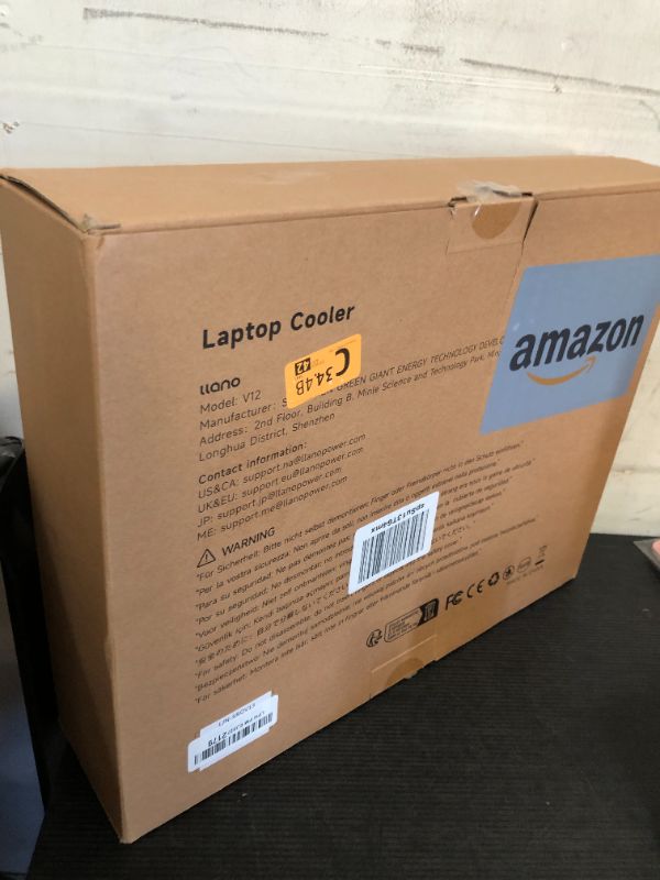 Photo 1 of llano Gaming Laptop Cooler, Laptop Cooling Pad Stand with 5.5inch External Cooling Fan, Fast Cooling Computer Laptop 15.6-21in, Adjustable Speed, Touch Control, 3-Port USB A, A Mouse Pad Included
