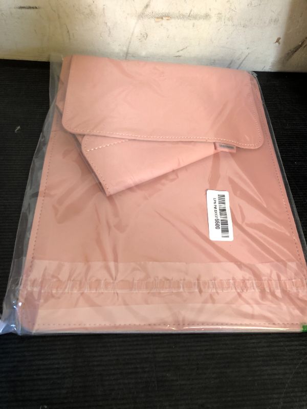 Photo 1 of TAIKESEN 15.6 Inch Laptop Sleeve Case Computer Bag for 15.6" Acer Aspire/Predator, Inspiron, ASUS Dell Notebook, HP Pavilion, IdeaPad 330, ThinkPad E590, Chromebook, PU Bag with Small Case, Pink