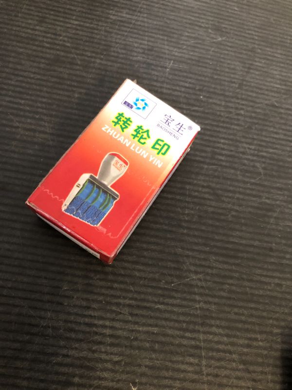 Photo 1 of 8 Digital Seal Number Roller Wheel Stamps Changeable Adjustable Print Coder Date Code Price Lot Number Stamp