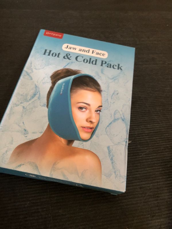 Photo 1 of Comfytemp Wisdom Teeth Ice Pack Head Wrap, Face Ice Pack for TMJ Relief, Surgery Recovery, FSA HSA Eligible, 4 Reusable Hot & Cold Gel Packs, Pain Relief for Jaw, Chin, Oral, Facial, Dental Implants