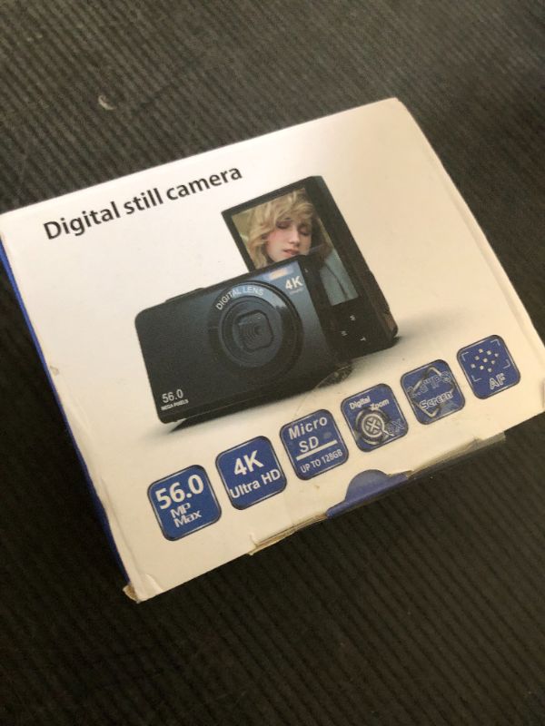 Photo 1 of Digital Camera, Focusify Digital Point and Shoot Photography Camera with 56Mp Autofocus Anti-Shake 16X Zoom, 2.8Inch Screen 32GB SD Card for Adults, Kids,Teens, Beginners