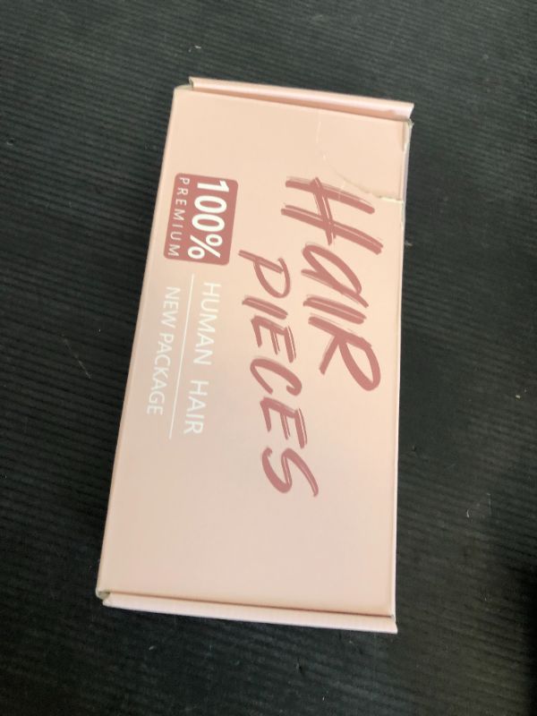 Photo 1 of Elailite Human Hair Toppers for Women Real Human Hair Thinning Thin 9 * 12CM Silk Base Clip in Remy Hairpieces Hand-Tied 16 Inch Chocolate Brown