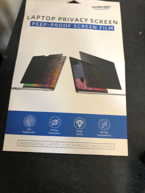 Photo 1 of MUBUY-GOL Laptop Privacy Screen 17 Inch for 16:10 Widescreen Display, Anti Blue Light Glare Privacy Filter, For LG Gram 17"" Laptop Screen Privacy Shield, Anti-Scratch Screen Protector