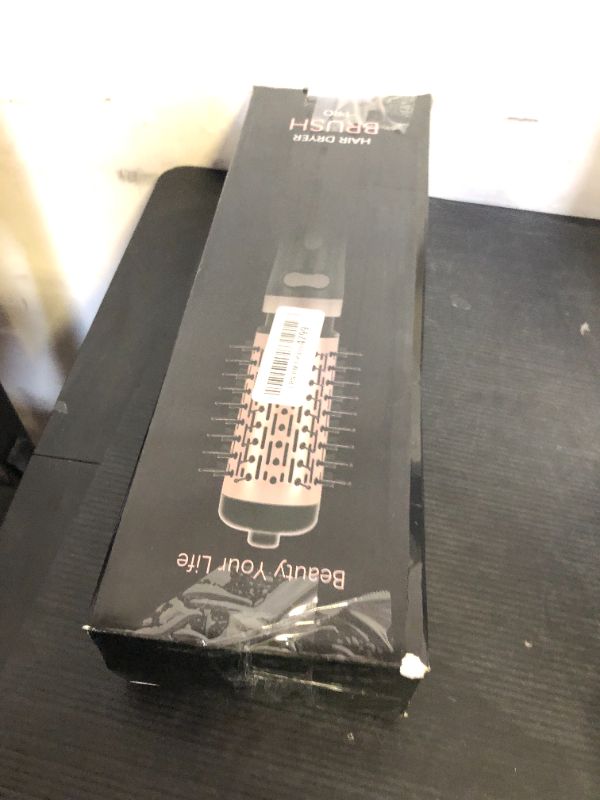 Photo 1 of Hair Dryer Brush, 3-in-1 Rotating Round Hot Air Spin Brush Set with 2 Brushes (2" & 1.5"), Negative Ionic Blow Volumizer