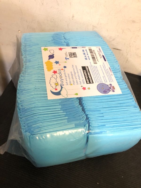 Photo 1 of Baby Disposable Underpad 100 Count Incontinence Changing Pad Baby Diapers Newborn Pads Soft Breathable Waterproof Leak Proof Quick Absorb 13X18 Inch