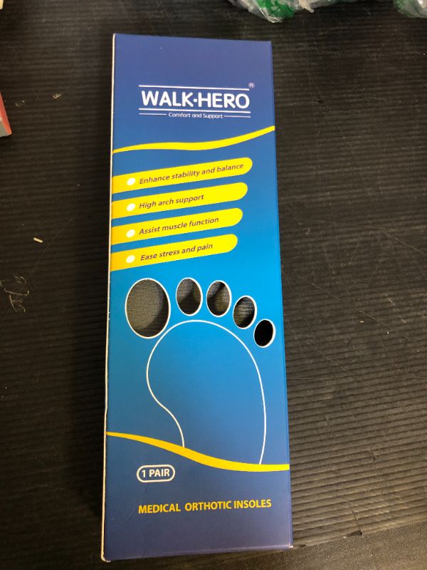 Photo 1 of Plantar Fasciitis Feet Insoles Arch Supports Orthotics Inserts Relieve Flat Feet, High Arch (Mens 8-8 1/2 | Womens 10-10 1/2)