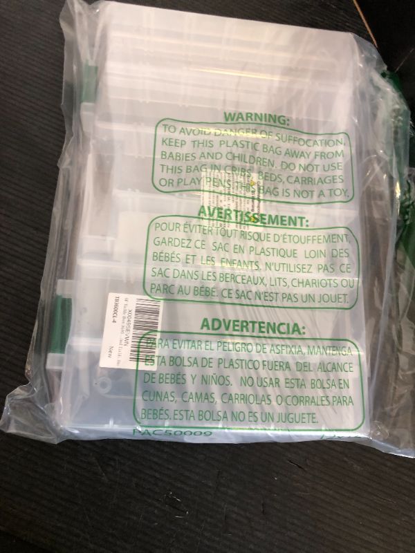 Photo 1 of SF Tackle Box 3600 Plastic Tackle Trays Fishing Tackle Box Storage Organizer with Removable Dividers Lure Boxes Terminal Tackle Storage