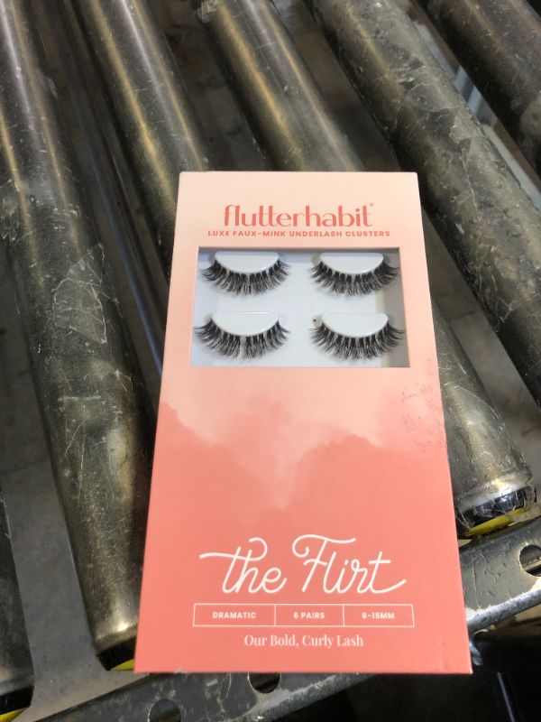 Photo 1 of The Flirt Natural Lashes – Natural Lash Clusters for Women - Salon Quality At Home Eyelashes Extension Kit - 6 Lash Sets - No Lash Glue Included