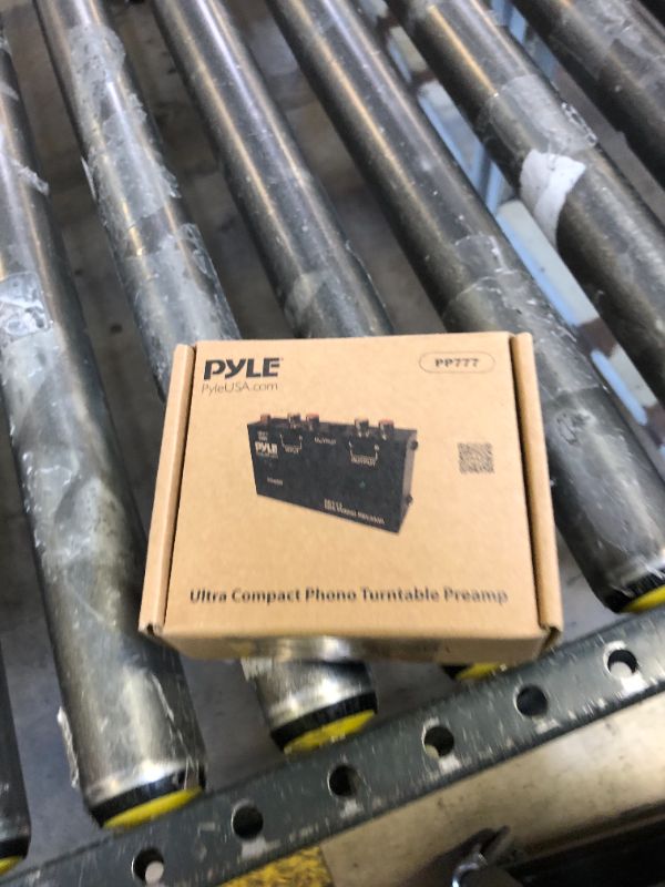 Photo 1 of Pyle Phono Turntable Preamp - Mini Audio Stereo Phonograph Preamplifier with RCA Inputs & Outputs, Low Noise Operation, 12V DC Adapter Powered, Compatible with Turntables, Receivers, Speakers & More