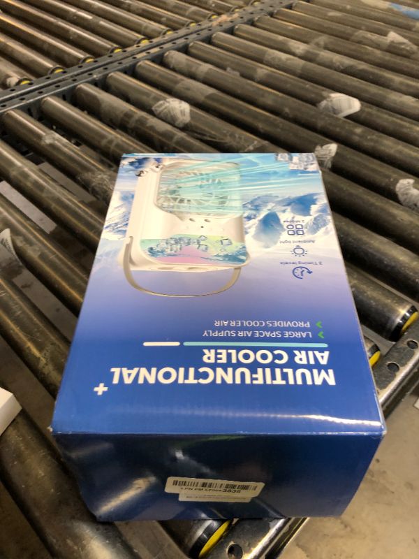Photo 1 of IWENNUAN Portable Air Conditioners, 4 in 1 Portable AC Unit with Remote, 1500ml Water Tank, 3 Speeds, 6H Timer, 2 Spray Mist, 7 Night Light, Personal Mini Air Conditioner for Bedroom, Office, Home
