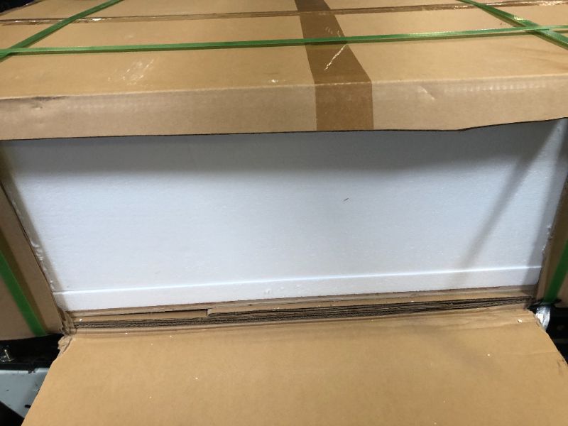 Photo 1 of EQLOO 36"x22" Engineered Stone Bathroom Vanity Top with Rectangular Undermount Ceramic Right Offset Sink, 8 Inch Faucet Hole Spread with Backsplash Bathroom Vanity Sink Top (Cabinet Not Included)