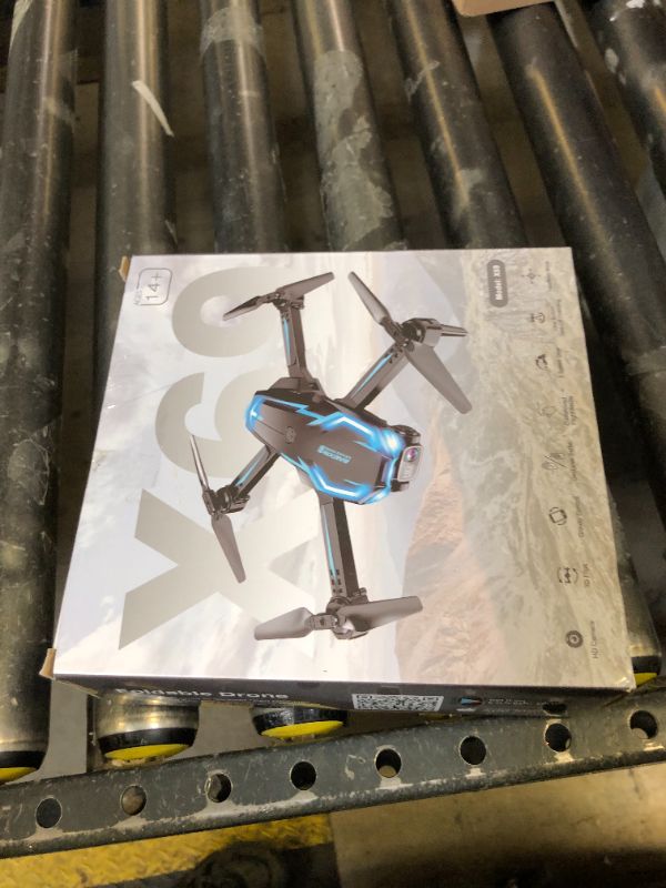 Photo 1 of Drone with Camera for Adults, 2K HD FPV Drones with Upgrade Altitude Hold, One-Key Take Off/Landing, Speed Adjustment, Headless Mode, 2 Batteries, Toys Gifts for Teen Boys Girls, Beginner