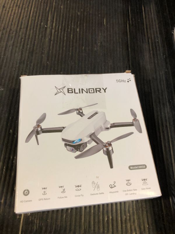 Photo 1 of GPS Drone with Camera for Adults, 2K HD FPV Drones with Auto Return, Follow Me, Circle Fly, Waypoint Fly, Stable Hover, Brushless Motor, Foldable 5G Transmission Remote Control Quadcopter