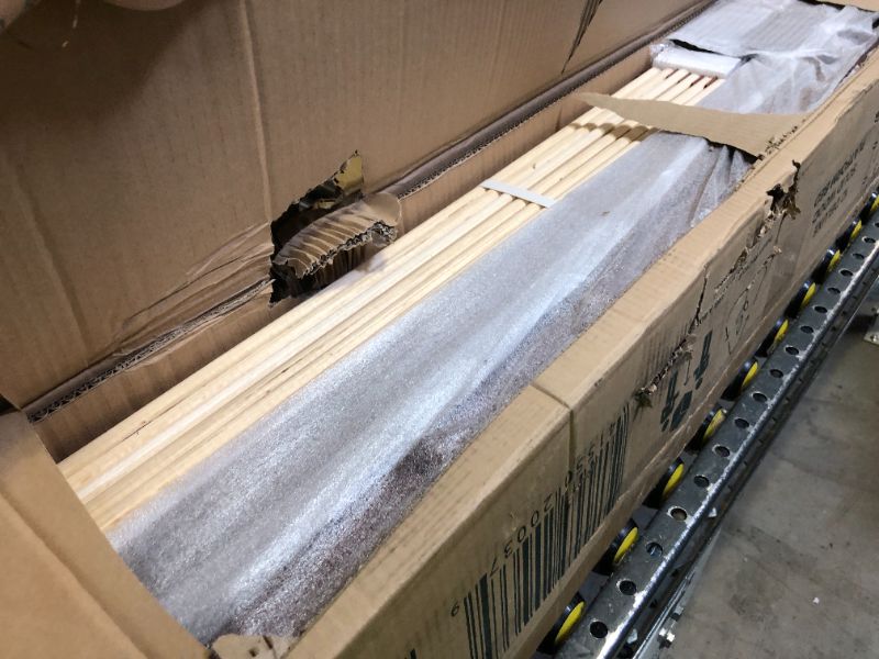 Photo 1 of ZINUS Marissa Deluxe Wood Platform Bed Frame, No Box Spring Needed, Wood Slat Support, Easy Assembly, Queen