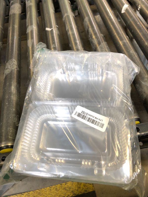 Photo 1 of TOFLEN Disposable Sturdy Plastic Hinged Food Containers with Clear Lids (40 Pack) Clamshell Take Out Loaf Containers 7.2x4.7x3 Inches To Go Dessert Box Cake Slice Salad Pastry Sandwich Container