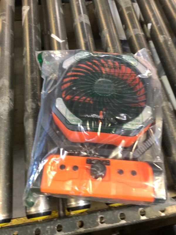 Photo 1 of Peouix Portable Rechargeable Camping Fan - 20000mAh Cordless Battery Powered Tent Fans with LED Lantern, Remote Auto Oscillating USB C Table Operated Ventilador for Travel Outdoor Beach