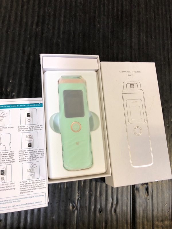 Photo 1 of Upgraded Breath Ketone Meter Professional Ketone Breath Analyzer Accuracy Ketosis Breath Tester Breath Ketosis Meter for Keto Lifestyle & Fitness Trace