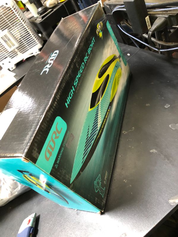 Photo 1 of 4DRC RC Boats - 30+ MPH Fast Remote Control Boat for Pools, 2.4GHz RC Boats for Adults & Kids with 2 Batteries,Summer Toys for Ideal Gifts for Kids Boys Age 8-12 Years Old