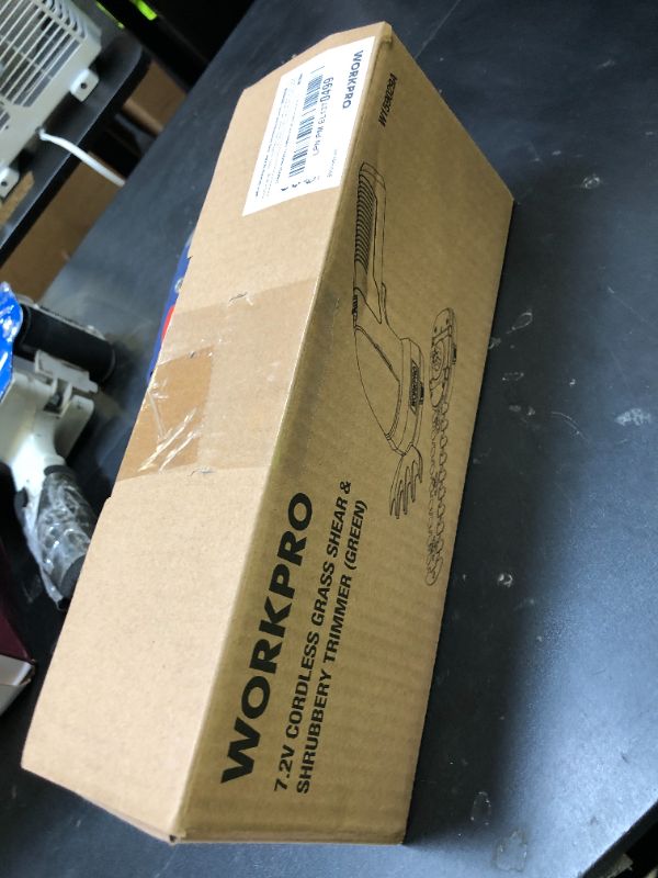Photo 1 of WORKPRO Cordless Grass Shear & Shrubbery Trimmer - 2 in 1 Handheld 7.2V Electric Grass Trimmer Hedge Shears/Grass Cutter Rechargeable Lithium-Ion Battery and Type-C Cable Included