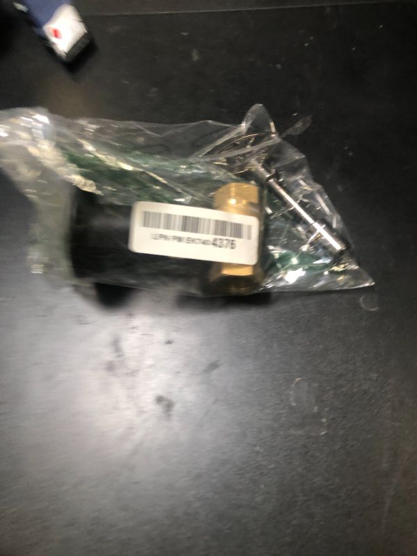 Photo 1 of Skyflame 1/2 Inch Straight Gas Key Valve Kit for Fire Pit Fireplace with Flange and 3 Inches Key, Flat Black