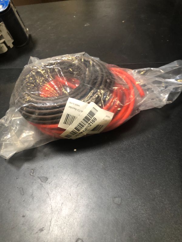 Photo 1 of 10 Gauge Wire (25FT Each, Red/Black), Low Voltage Primary Automotive or Ground Cable, Battery Cable, 10AWG, Car Audio, Car Amplifier Power Wire, Translucent Jacket, CCA, with 10 Heat Shrink Tubing