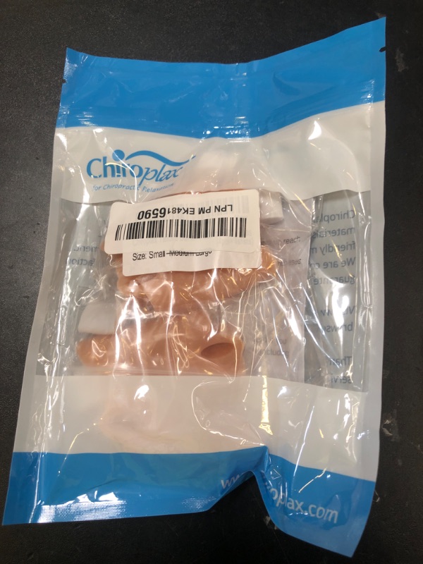 Photo 1 of Chiroplax Tailor's Bunion Corrector Pads Bunionette Pain Relief Pinky Little Toe Straightener Separator Cushion Splint Protector Shield Spacer Cover Guard (4 Pads, Shims -Small)