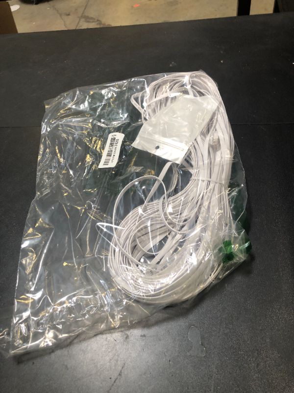 Photo 1 of Ethernet Cable 100 ft, High Speed Cat 6e/Cat 6 Long Ethernet Cable with Snagless Rj45 Connector, High Speed Patch Cord Than Cat5e/Cat5, Flat White Shielded LAN Cable for Modem