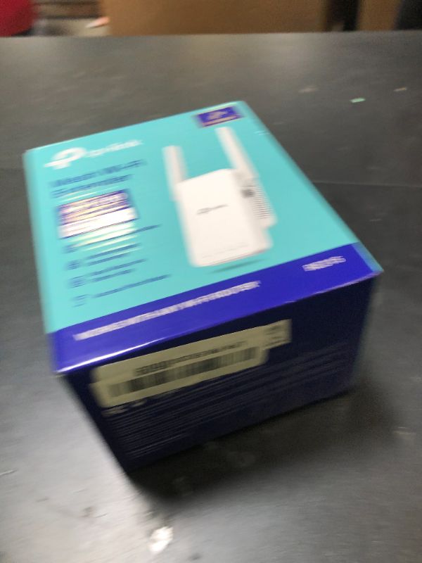 Photo 1 of TP-Link AC1200 WiFi Extender, 2025 Wirecutter Best WiFi Extender, 1.2Gbps home signal booster, Dual Band 5GHz/2.4GHz, Up to 1600 Sq.ft and 32 Devices, EasyMesh Compatible, One Ethernet Port (RE315)
