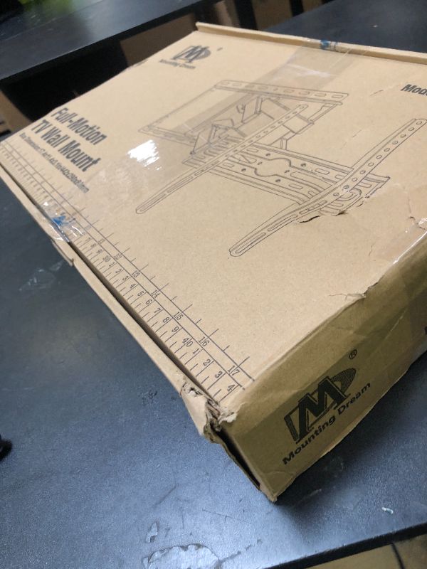 Photo 1 of Mounting Dream TV Wall Mount for 32-65 Inch Television,Mount with Swivel and Tilt, Full Motion Bracket with Articulating Dual Arms, Fits 16inch Studs, Max VESA 400X400 mm, 99lbs, MD2380
