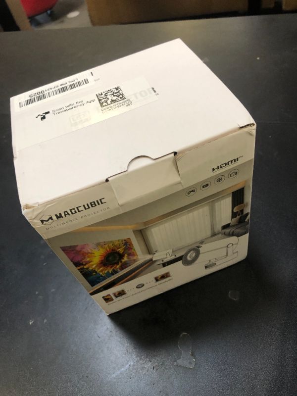 Photo 1 of Magcubic Mini Projector 4K support with WiFi 6 and Bluetooth 5.4, 5w Soundbase Speaker, Auto Vertical Keystone 180°Rotatable Portable Proyector for Home Bedroom Outdoor HY300Pro+