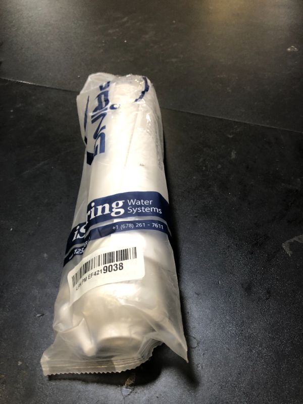 Photo 1 of iSpring FT15 NSF Certified 5th Stage Inline Post Carbon Water Filter, Replacement Cartridge with 1/4" Quick Connect for Refrigerator, Ice Maker, RO Reverse Osmosis Water Filtration System