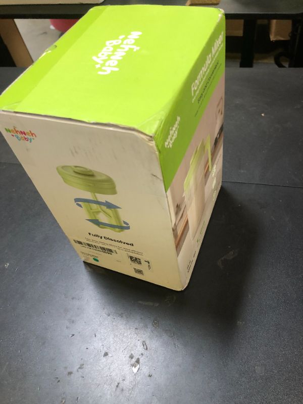 Photo 1 of Electric Formula Pitcher, 36 oz Baby Formula Mixing Pitcher, Automatic Baby Formula Mixer, Bidirectional Stirring Breastmilk Pitcher, Locking Lid Smooth Formula Maker Milk Storage for Fridge?Green)