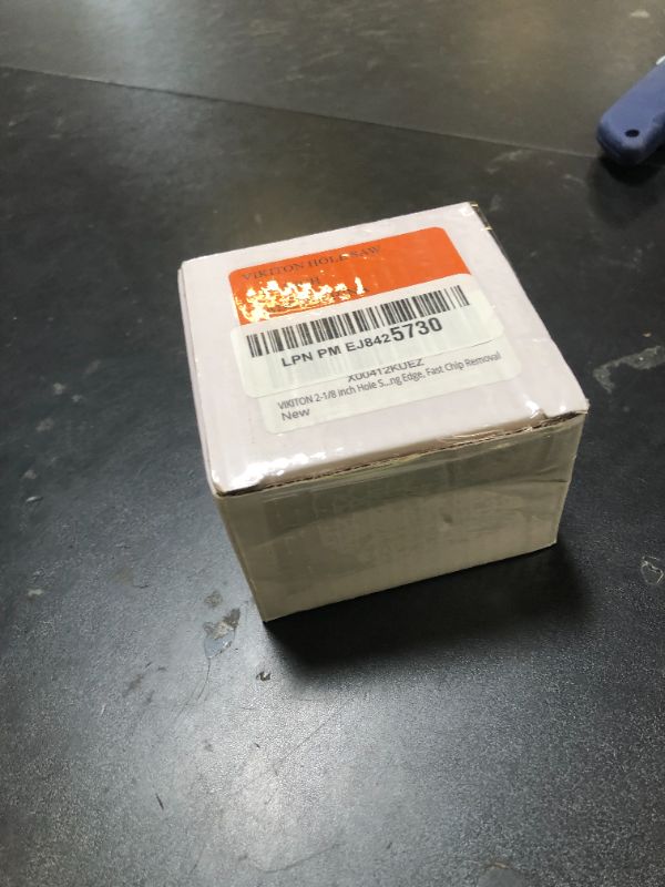 Photo 1 of VIKITON 2-1/8 inch Hole Saw with Arbor for Metal Wood Plastic, 2-1/8 in Bimetal Hole Cutter for Different Project with Smooth and Flat Drilling Edge, Fast Chip Removal