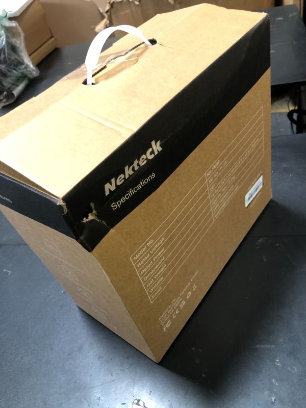 Photo 1 of Nekteck Foot Massager Machine with Heat, Deep Kneading Shiatsu Foot Massager with Air Compression, Soothe Muscles, Multiple Massage Modes & Adjustable Intensity Christmas Gifts for Her & Him